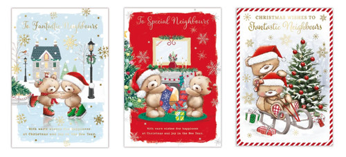 Neighbours christmas cards - to,