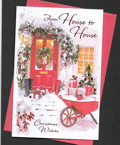 House christmas card - to,
