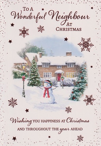 Neighbour christmas greeting - christmas,