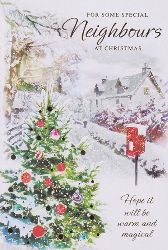 Neighbours christmas greeting - neighbours,
