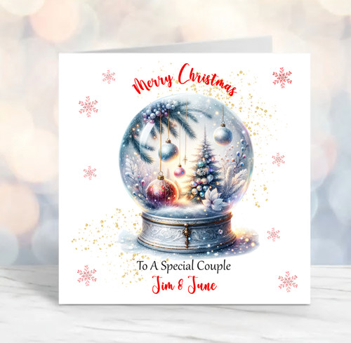 Personalised christmas card - christmas,