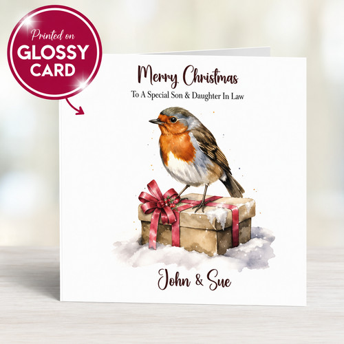 Personalised christmas card - christmas,