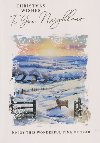 Neighbour christmas greeting - christmas,