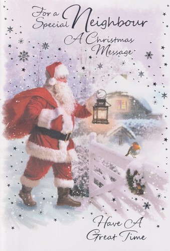 Neighbour christmas greeting - neighbour,