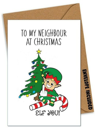 Funny christmas card for - card, my