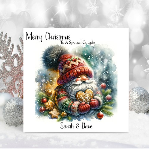 Personalised christmas card - personalised,