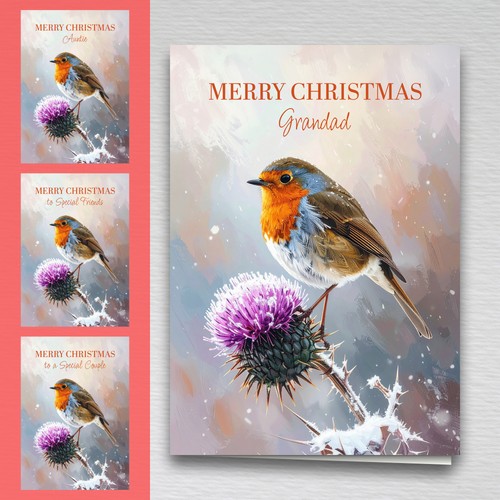 Scottish thistle christmas - thistle,