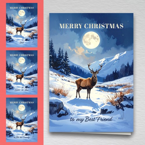 Christmas card for - adults,, all