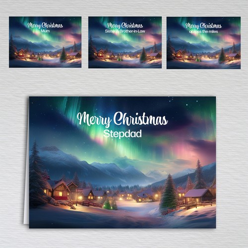 Christmas card for - christmas, all
