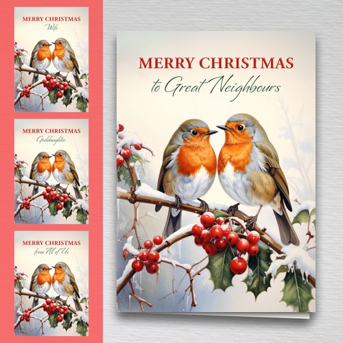 Christmas card for - adults,, all