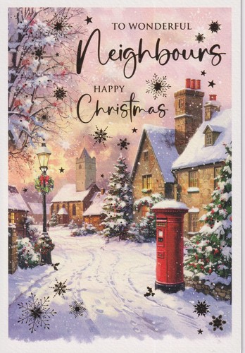 Neighbours christmas greeting - neighbours,