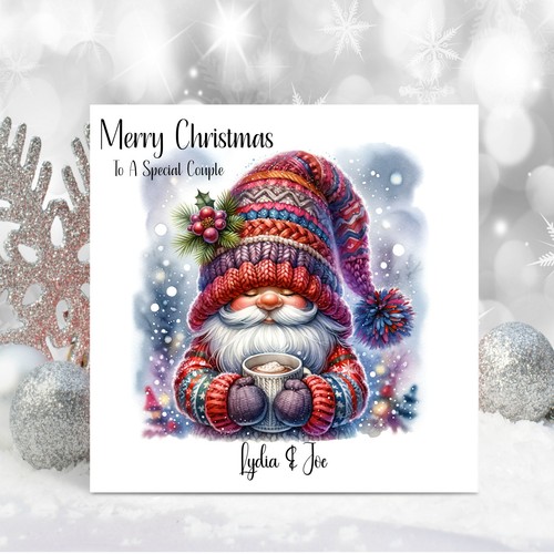 Personalised christmas card - personalised,