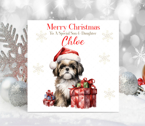 Personalised dog christmas - personalised,