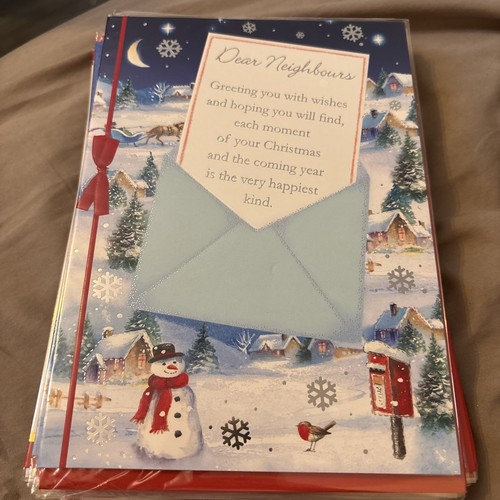 Neighbour christmas card - neighbour,