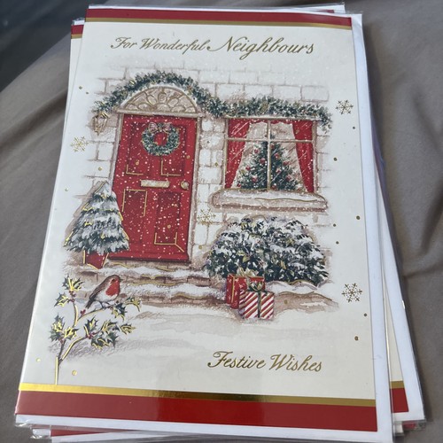 Neighbour christmas card - neighbour,