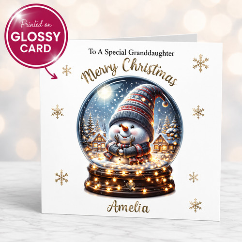 Personalised christmas card - christmas,