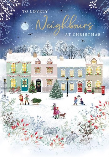 Neighbours christmas card - christmas,