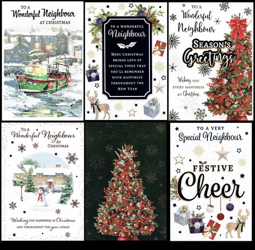 Neighbour christmas card - neighbour,