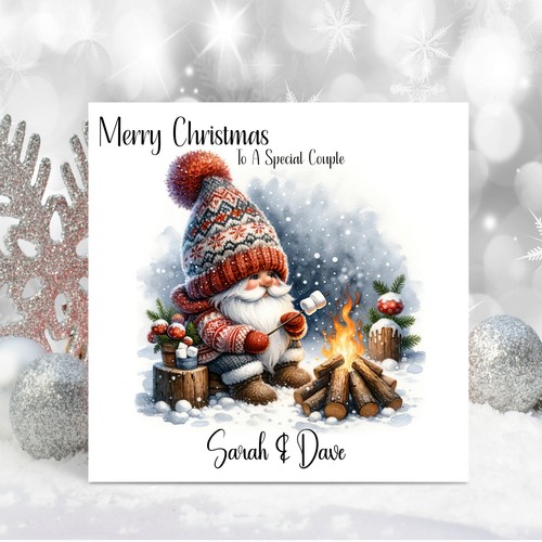 Personalised christmas card - personalised,