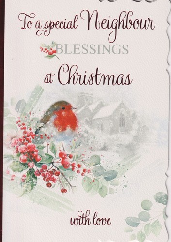 Neighbour christmas greeting - neighbour,