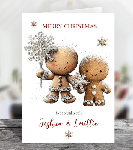 Personalised cute gingerbread - personalised,