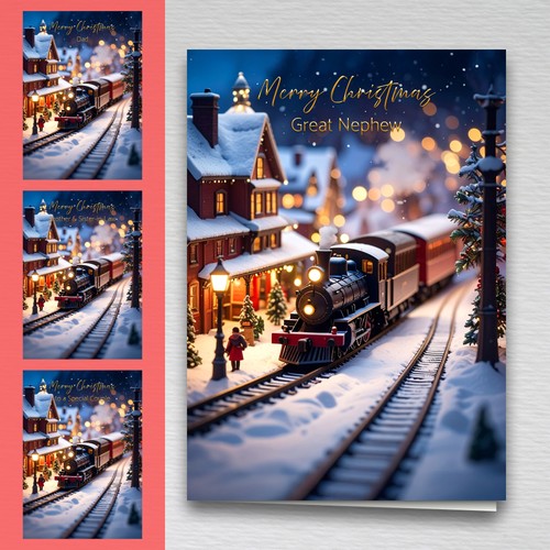 Steam train christmas - steam,