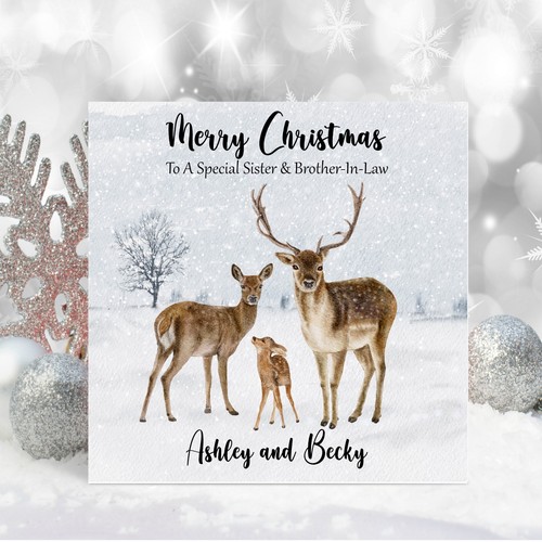 Personalised christmas card - christmas,