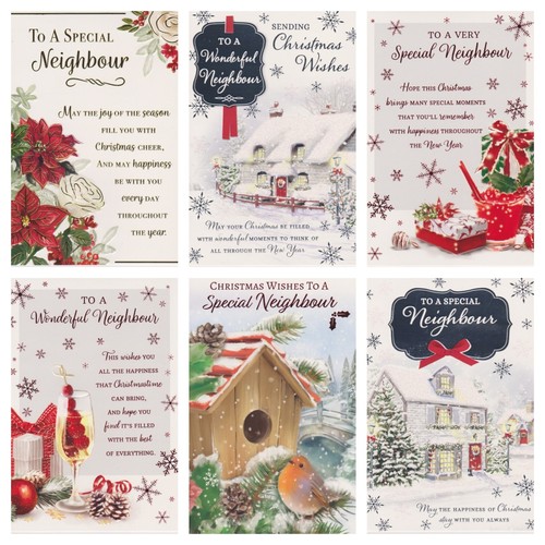 Neighbour christmas card - christmas,