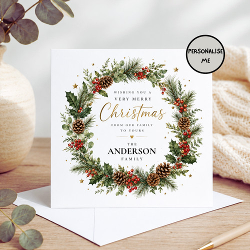 Personalised family christmas - personalised,
