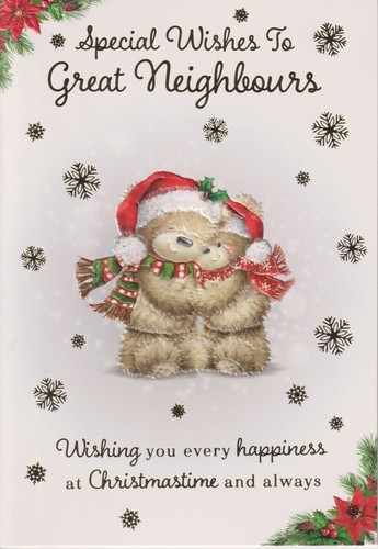 Neighbours christmas greeting - neighbours,