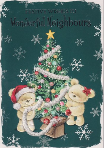 Neighbours christmas greeting - neighbours,