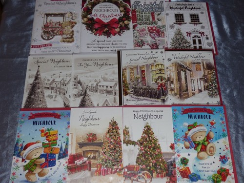 Neighbour christmas card - neighbour,