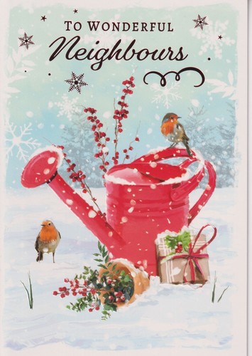 Neighbours christmas greeting - neighbours,
