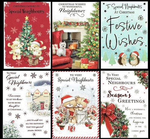 Neighbours christmas card - card,