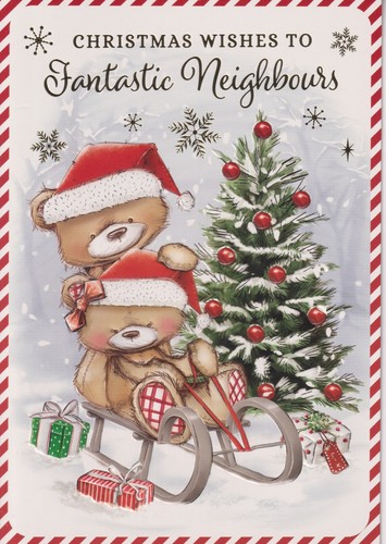 Neighbours christmas greeting - neighbours,
