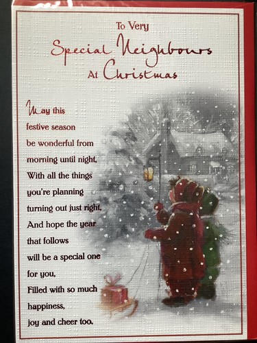 Neighbours christmas card - neighbours,