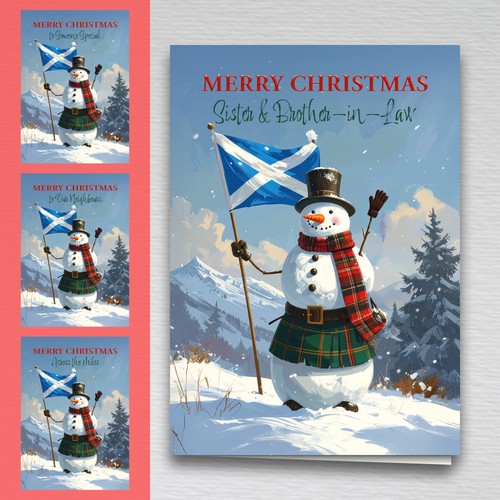 Funny scottish christmas card - scottish,