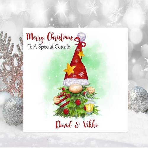 Personalised christmas card - personalised,