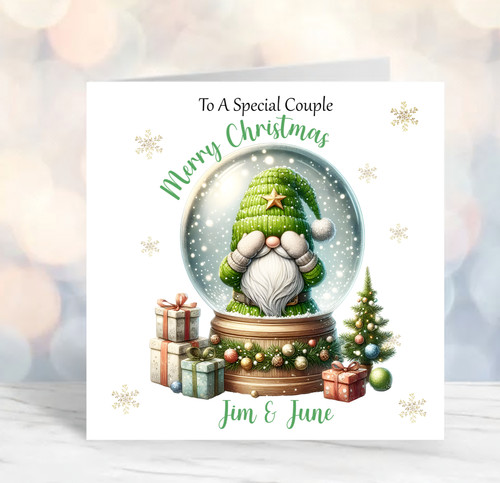 Christmas card personalised - christmas,