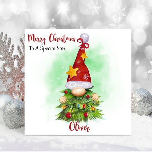 Personalised christmas card - christmas,