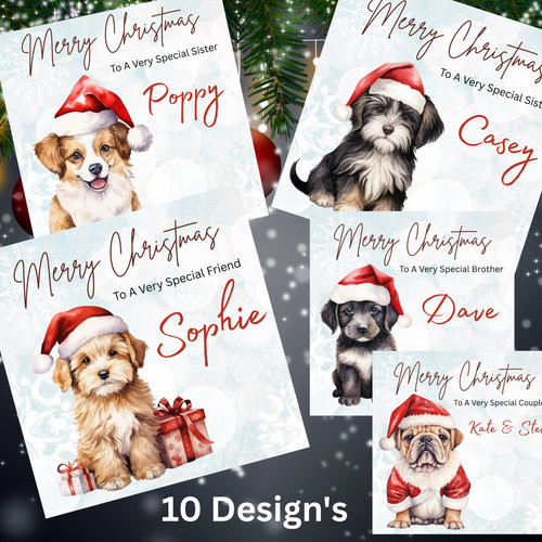 Personalised dog christmas - personalised,