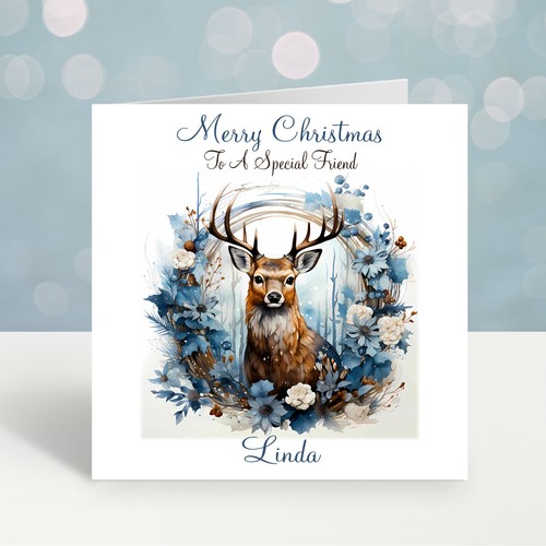 Personalised christmas card - personalised,