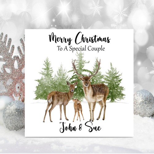 Personalised christmas card - christmas,