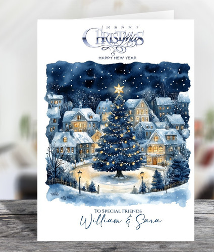 Personalised blue gold - blue, &