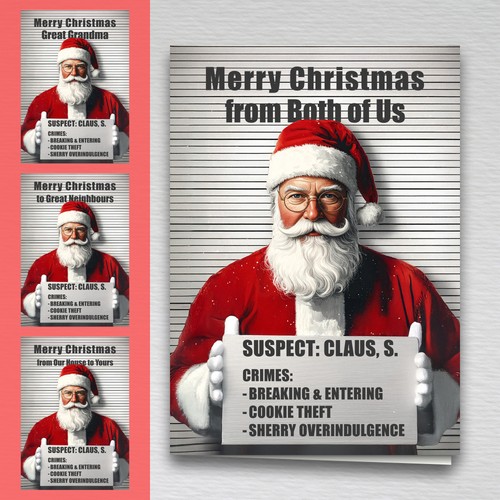Funny christmas card - funny,