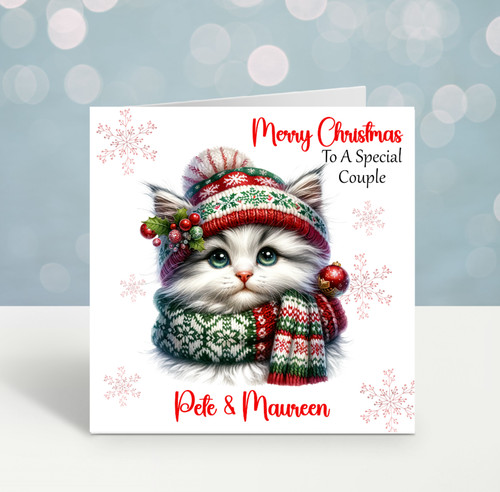 Personalised christmas card - christmas,