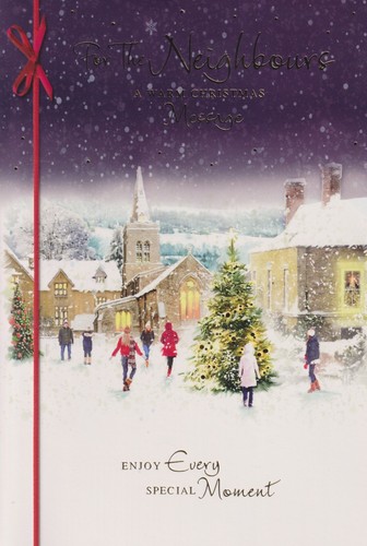 Neighbours christmas greeting - neighbours,