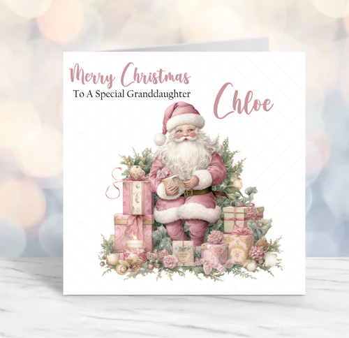 Personalised christmas card - personalised,