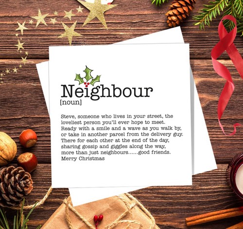 Christmas neighbour - christmas, neighbour/s