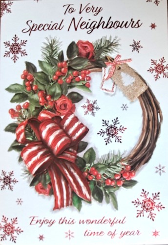 For the neighbours christmas - for,
